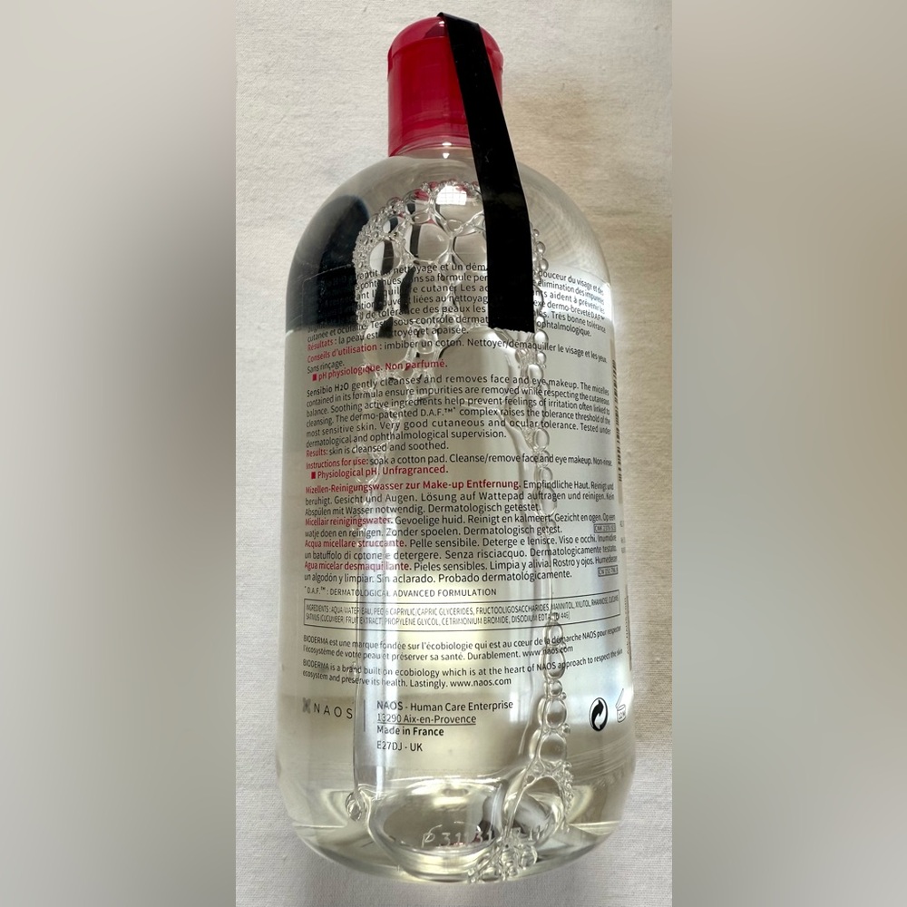 Bioderma Sensibio H2O Micellar Water - Picture 4 of 5